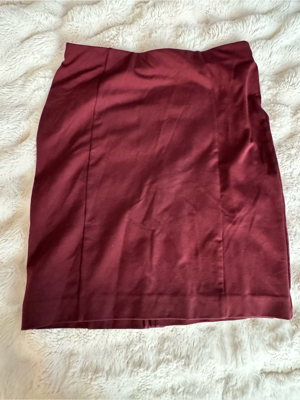 Ann Taylor Wine Red Pencil Skirt